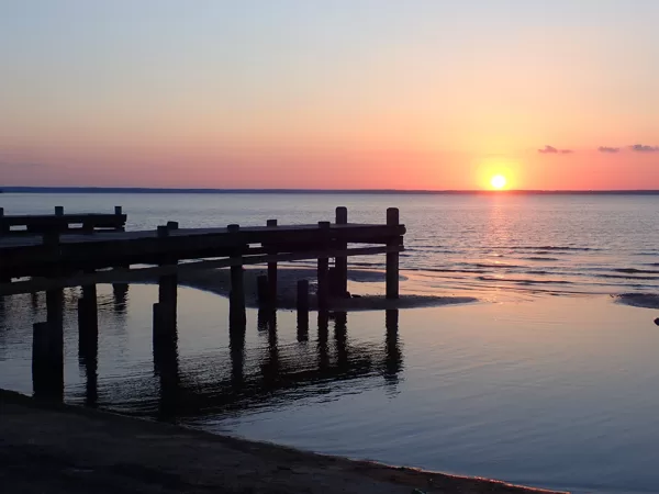blanchard boatramp sunset