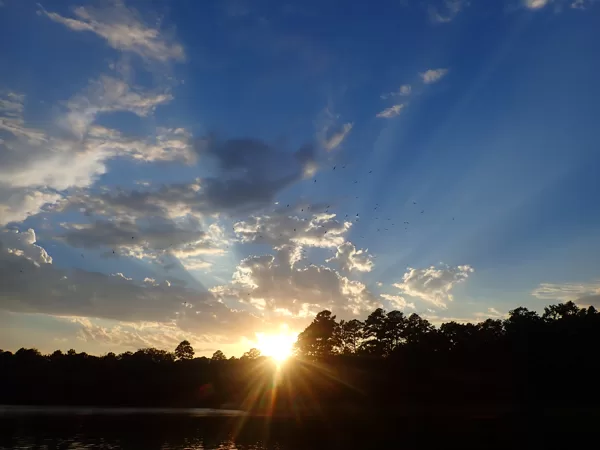 Tyler state park sunset