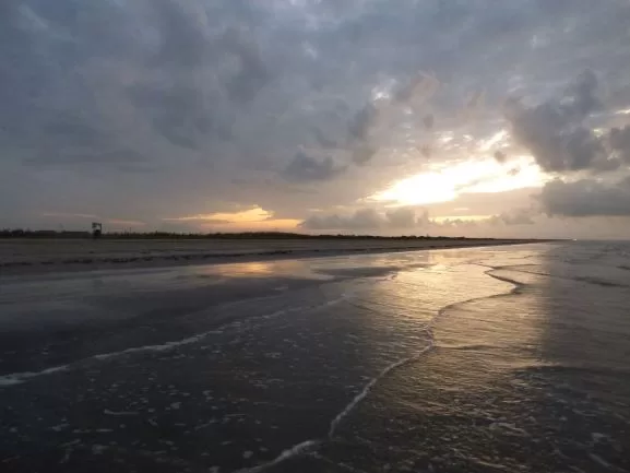 sunrise at sea rim state park texas